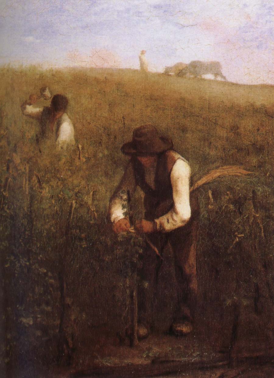 Jean Francois Millet Grape garden